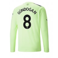 Manchester City Ilkay Gundogan #8 Tredjetrøje 2022-23 Langærmet